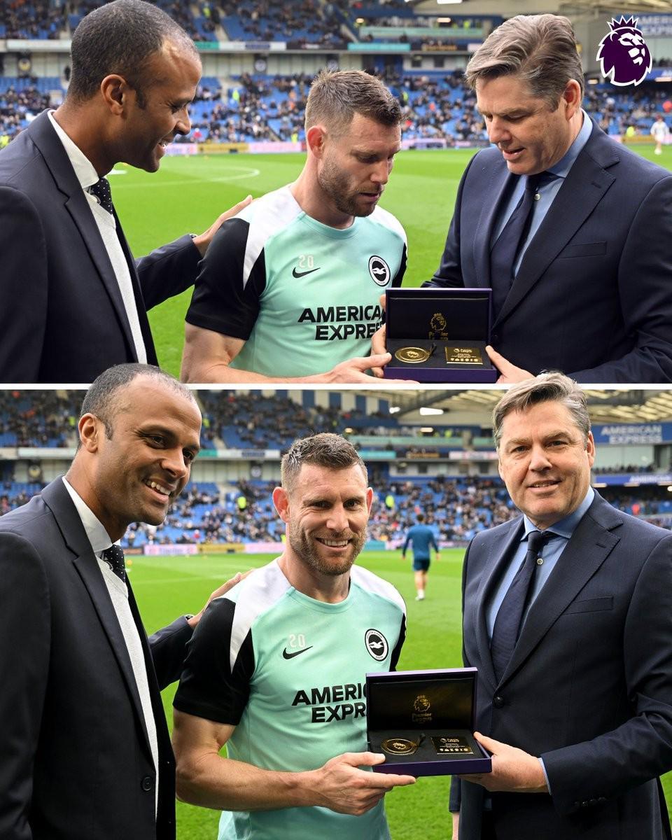 开云官网-致敬传奇，英超官方在本轮赛前为英超历史出场王米尔纳颁奖